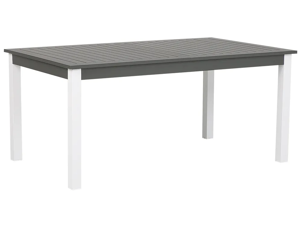 Ausziehbarer Gartentisch PANCOLE 168/248 cm 100 cm Metall Grau_738997
