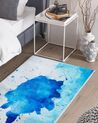 Rug ODALAR Blue 80 x 150 cm