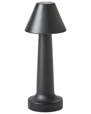 Kabellose LED Tischlampe 2er Set JOANES mit Dimmer Metall Schwarz_940400