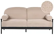 Bank 3-zits PILARNE Bouclé Beige_1159353