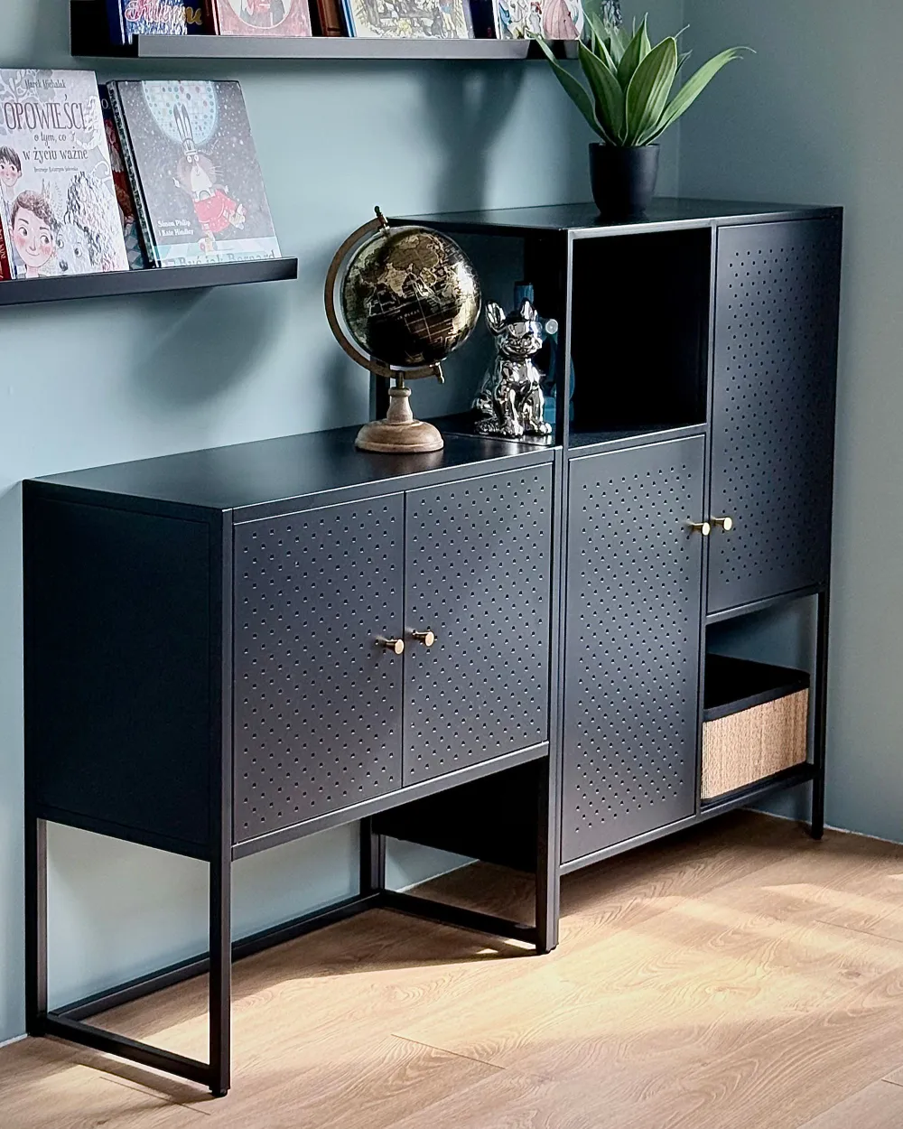 Büroschrank RAKAIA Metall Schwarz_1179291
