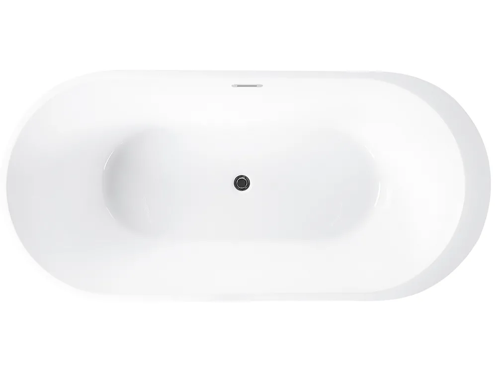 Freistehende Badewanne NEVIS 160 x 75 cm Rot_828373
