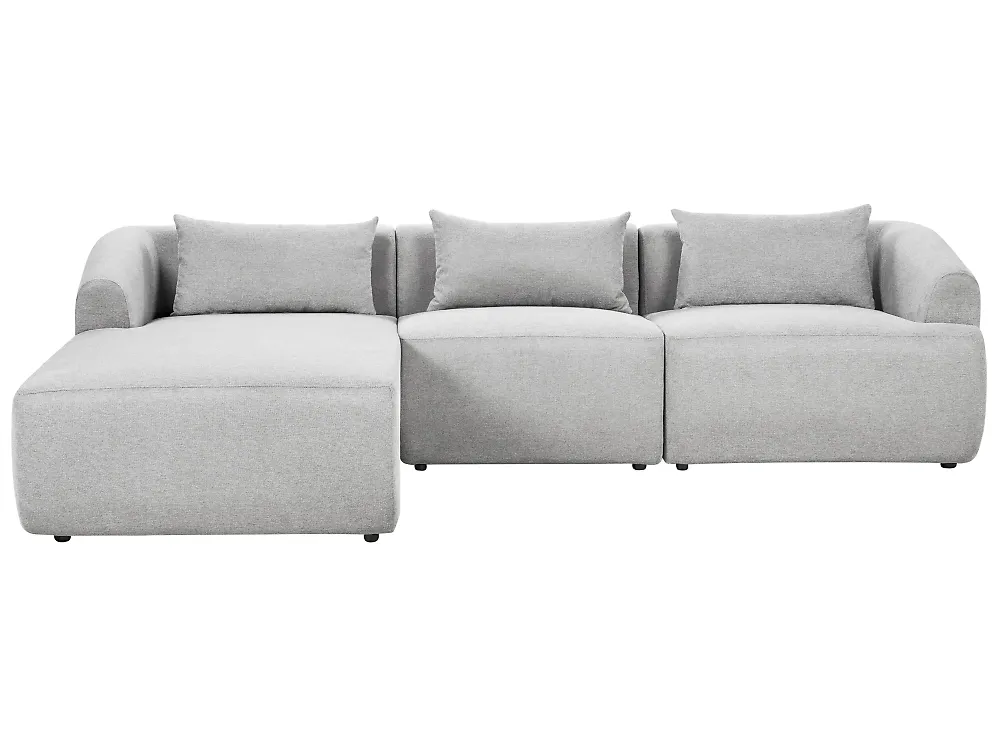 Ecksofa SVANSELE Stoff Hellgrau rechtsseitig_1183807