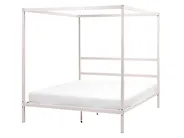 Himmelbett Metall LESTARDS 160 x 200 cm Hellbeige_1165342