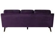 Sofa 3 Seater LOKKA Velvet Purple_705465