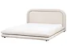 Wasserbett Kunstleinen LAVARDENS 180 x 200 cm Hellbeige