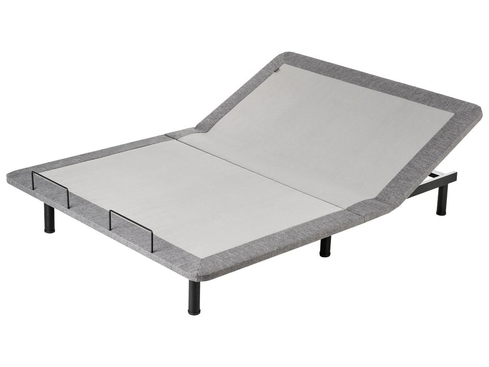 Electric Adjustable Bed Base BRUNOY 140 x 200 cm (EU Double) Grey