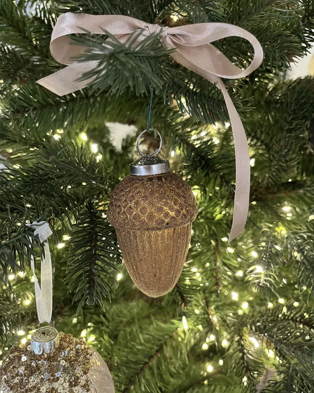 Weihnachtskugel 6er Set AMBRE Glas Gold_953898