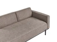 Chaiselongue SAVASSE Kunstleinen Hellbraun_1004640