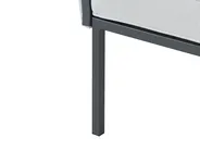 Lounge Set mit Tisch 5-Sitzer SKALA Metall Hellgrau_934659