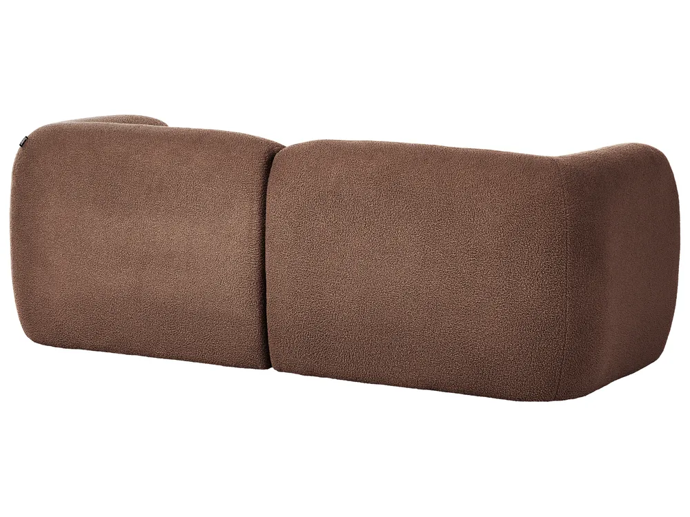 Modulsofa Set 4-Sitzer MJALBI Bouclé Braun_1075386