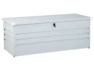 Aufbewahrungsbox CEBROSA 165 cm 70 cm Metall Hellgrau_717762