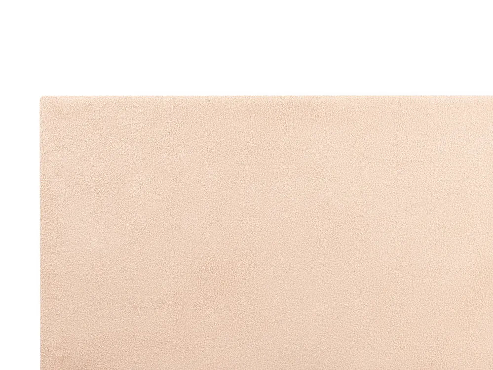 Bett mit Stauraum ORBEY Bouclé Beige 140 x 200 cm_964438