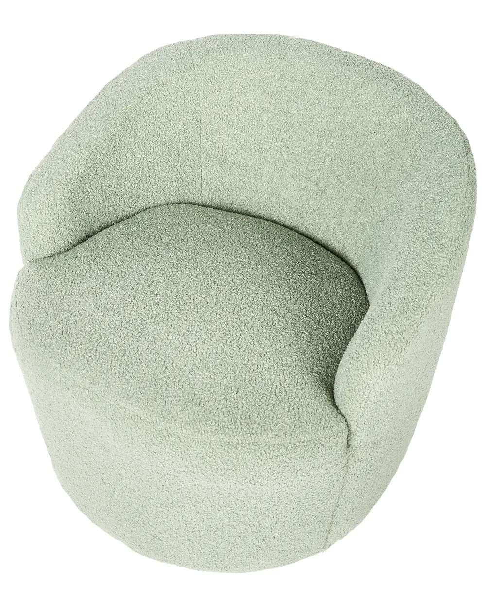 Drehsessel DAVIK Bouclé Hellgrün_943674
