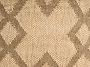 Dekokissen 2er Set GOPI 45 x 45 cm Jute Beige Geometrisches Muster_1125018