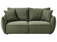 Sofa 3-Sitzer KUNES Stoff Grün_1013194