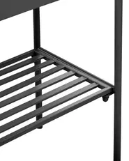 Blumentopf mit Beinen VINCA 70 cm Metall Schwarz_942287