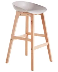 Set mit 2 Barstühlen MICCO Taupe_971315