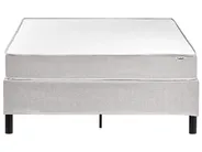 Divan Bed without Headboard Fabric COUNTESS 120 x 200 cm (EU Small Double) Light Grey_1054391