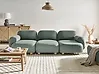 Modular Sofa 3 Seater AMLI Fabric Light Green