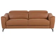 Sofa Set 4-Sitzer NARWIK Echtleder Braun_720649