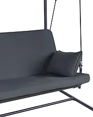 Patio Swing MARSCIANO Metal Dark Grey_961280