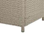Aufbewahrungsbox MODENA 126 cm 46 cm Polyrattan Taupe_776504