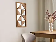 Wandobjekt HIESVILLE 75 cm Tannenholz Hellbraun_1184800