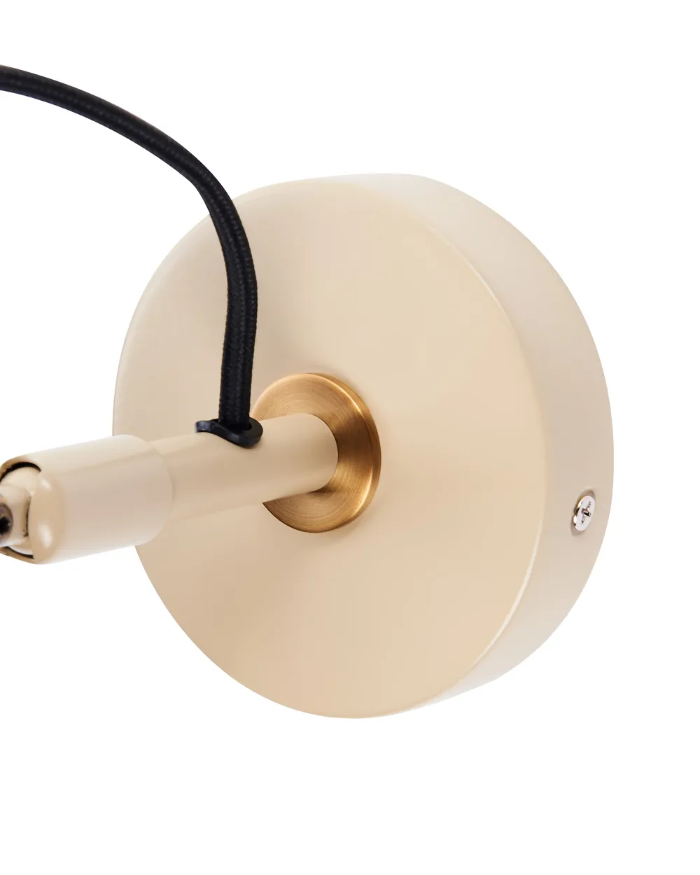 Set of 2 Wall Lamps MOYOLA Adjustable Metal Beige_949018