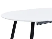 Ausziehbarer Esstisch STAVERTON Weiß 120/160 cm 80 cm_886428