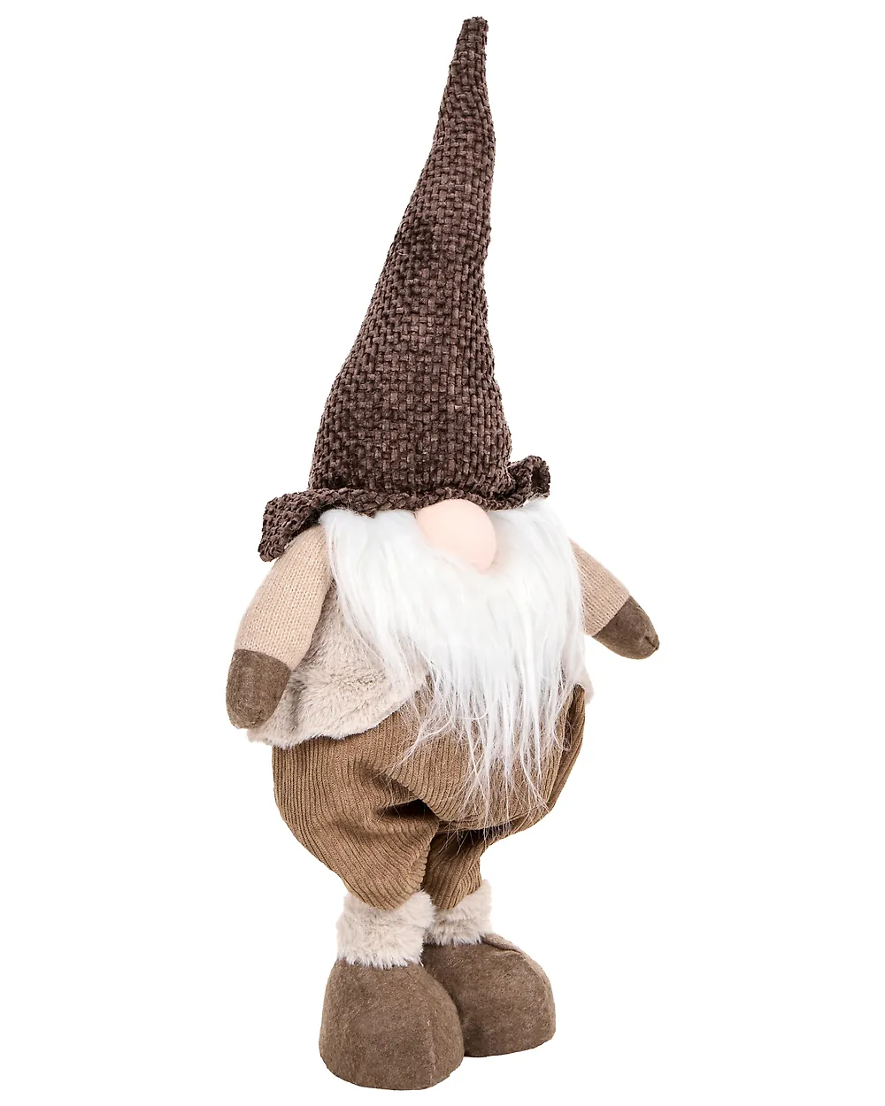 Weihnachtsdekoration 3er Set KOSKENKORVA 70/58-80/80-104 cm Zwerg Braun_1174184