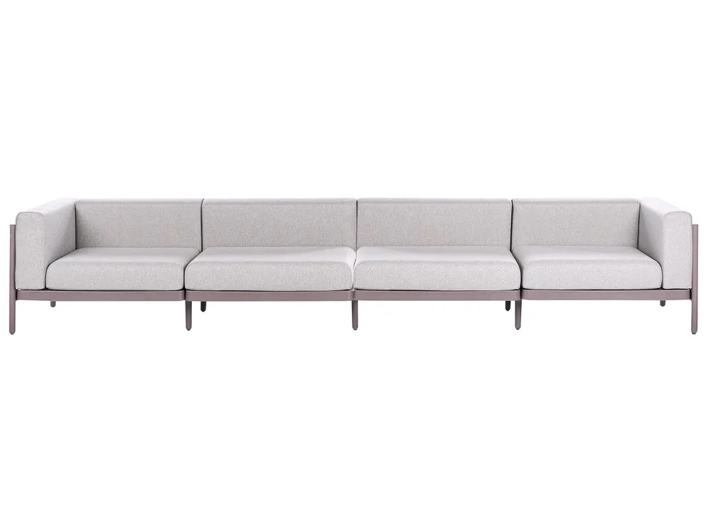Gartensofa 4-Sitzer FERRETTI Taupe