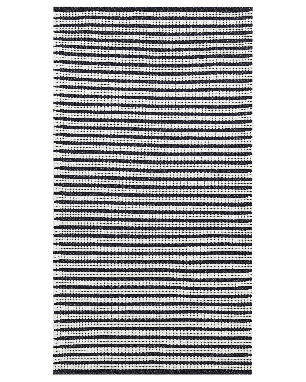 Teppich SOFULU Marineblau 80 x 150 cm Baumwolle