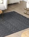Teppich ALUCRA Schwarz 160 x 230 cm Wolle