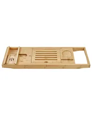 Bathroom Tray LOWES Bamboo Light Brown_926878