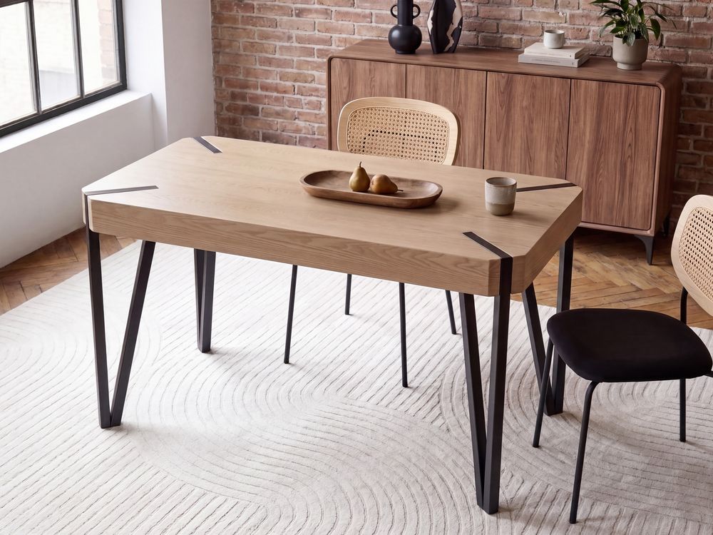 Esstisch CAMBELL Taupe 130 cm 80 cm