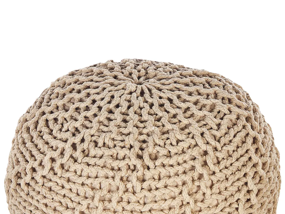 Pouffe PRIENE Cotton Beige_842524