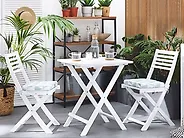Gartenstuhlkissen 2er Set FIJI 29 x 38 cm Blau_1177339