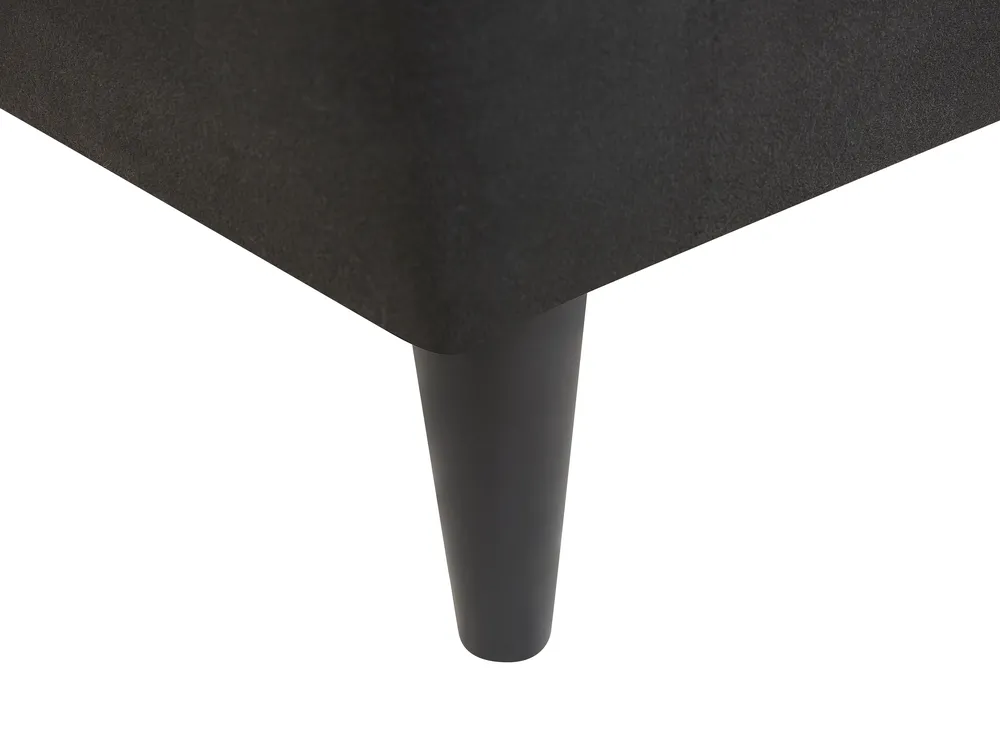 Sofa 3-Sitzer GILJA Stoff Schwarz_792581