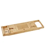 Bathroom Tray LOWES Bamboo Light Brown_926874