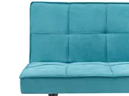 Sofa Bed 3 Seater HASLE Fabric Sea Blue_952049