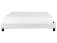 Lit sans tête de lit Tissu ROANNE 180 x 200 cm Gris clair_903125