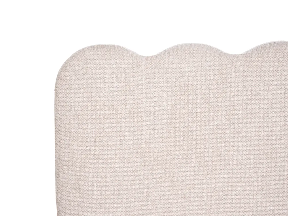 Bett mit Stauraum NANTERRE Stoff Hellbeige 160 x 200 cm_1084500