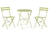 Bistro Set klappbar FIORI Metall Limettengrün