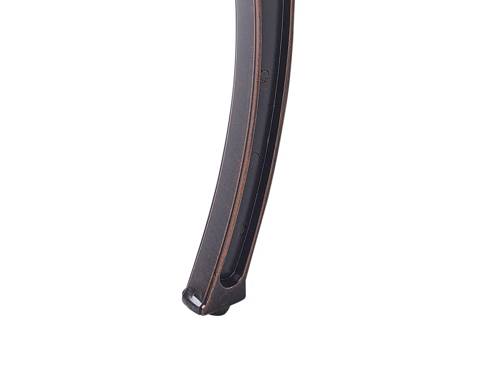 Gartenbank STAGGIA 104 cm Metall Braun_931808