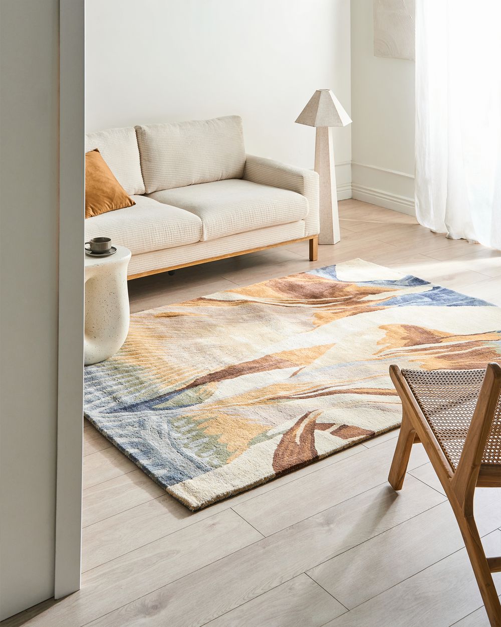 Tapis SWABI Multicolore 160 x 230 cm Soie artificielle