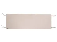 Gartenbank mit Auflage SOVANA 160 cm mit Stauraum Akazienholz Beige_1109812