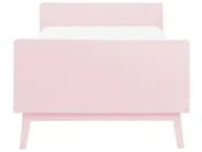 Bett mit Lattenrost Kiefernholz BONNAC 90 x 200 cm Pastellrosa_913284