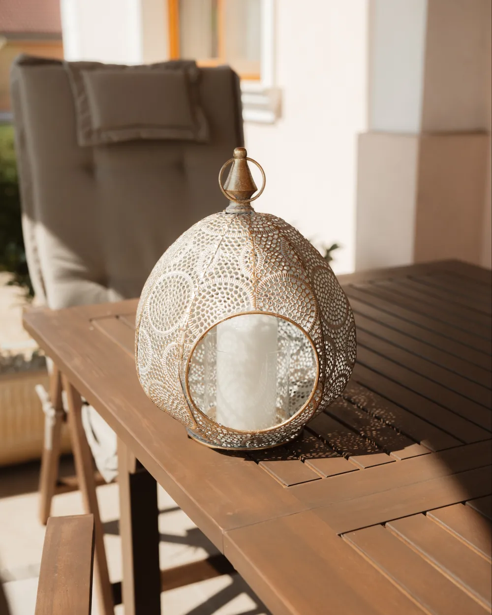 Laterne LAESO 33 cm Metall Gold_1074527