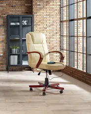 Massage Chair DIAMOND with Heating Leather Beige_706951